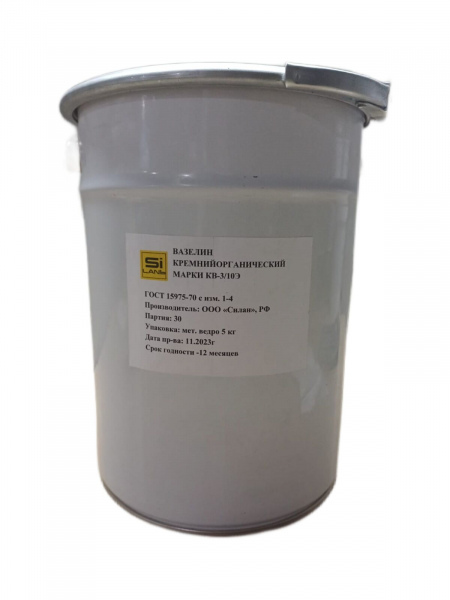 Вазелин кремнийорганический марки КВ-3/10Э